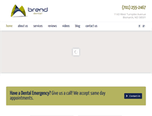 Tablet Screenshot of brenddental.com